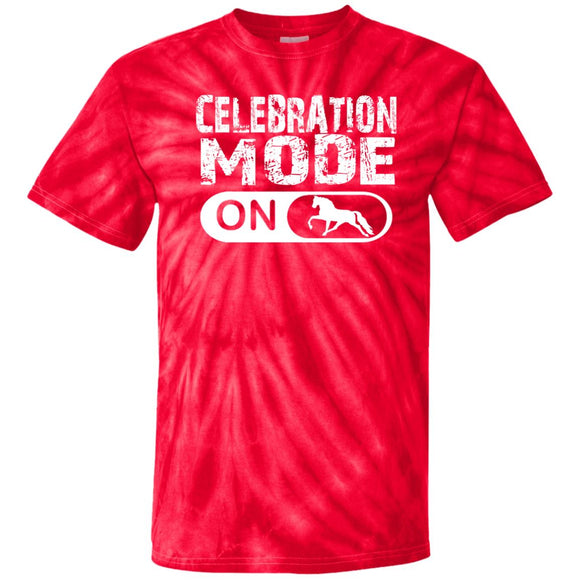 CELEBRATION MODE PLEASURE TWH HORSE (2) CD100 100% Cotton Tie Dye T-Shirt