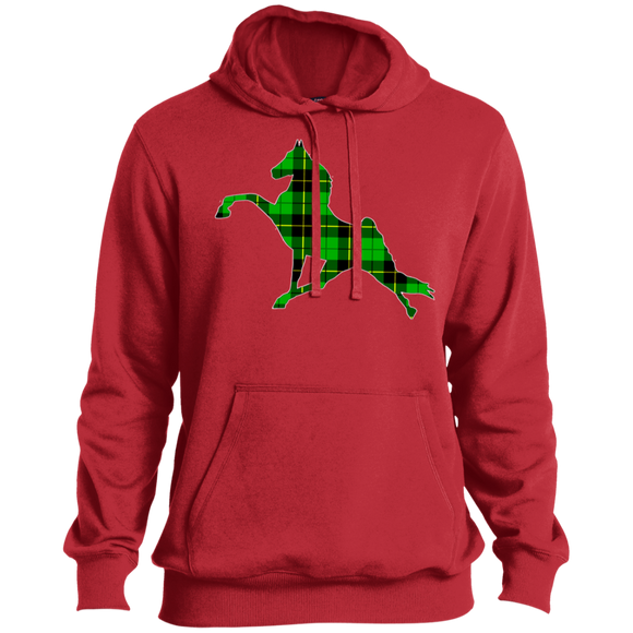 Tennessee Walking Horse Performance Green Plaid Mens/Womens Pullover Hoodie