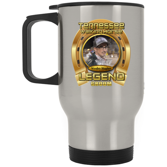 WESLEY STAPLER (TWH LEGENDS) XP8400S Silver Stainless Travel Mug