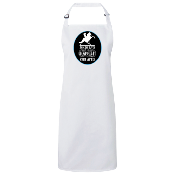 SHE LIVED HAPPY EVERY AFTER TWH PERFORMANCE RP150 Sustainable Unisex Bib Apron