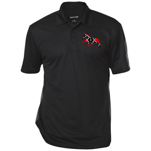 Rebel on the Rail Tennessee Walking Horse Pleasure ST695 Performance Textured Three-Button Polo