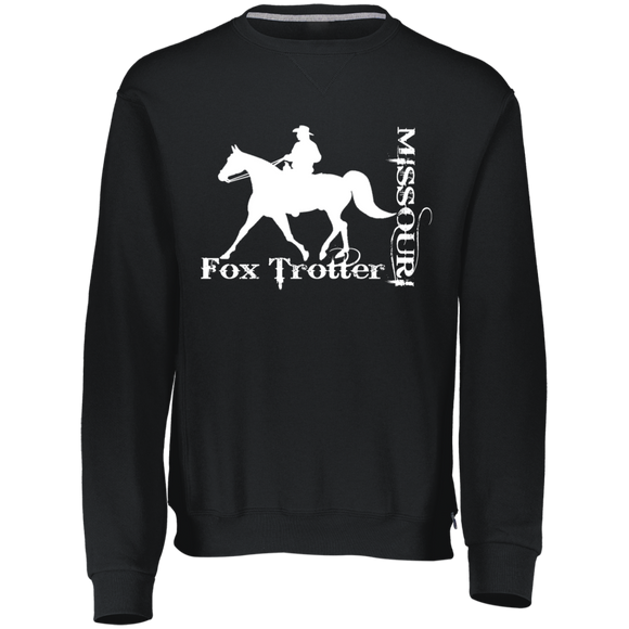 MISSOURI FOX TROTTER (white) 4HORSE 998HBB Youth Dri-Power Fleece Crewneck Sweatshirt