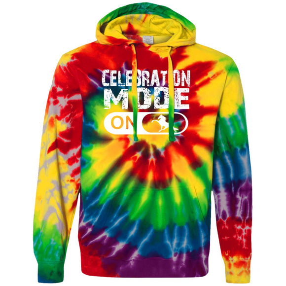 CELEBRATION MODE PERFORMANCE HORSE- Copy CD877 Unisex Tie-Dyed Pullover Hoodie
