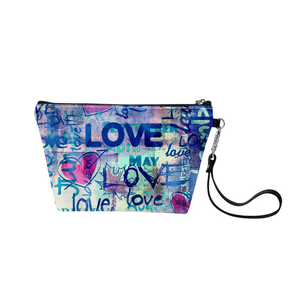 Love Graffiti Sling Cosmetic Bag