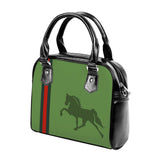 Tennessee Walking Horse Green JMD Shoulder Handbag