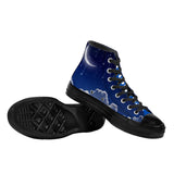 NASHVILLE BRAND MOON AND STARS JMD High Top Canvas Shoes - Black
