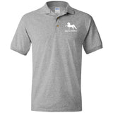 American Saddlebred 2 (white) G880 Jersey Polo Shirt - My Pony Store