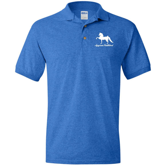 American Saddlebred 2 (white) G880 Jersey Polo Shirt - My Pony Store