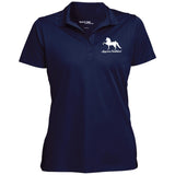 American Saddlebred 2 (white) LST650 Ladies' Micropique Sport-Wick® Polo - My Pony Store