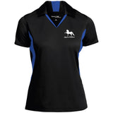 American Saddlebred 2 (white) LST655 Ladies' Colorblock Performance Polo - My Pony Store