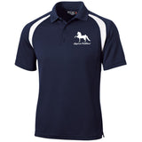 American Saddlebred 2 (white) T476 Moisture-Wicking Tag-Free Golf Shirt - My Pony Store