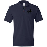 American Saddlebred (black) G880 Jersey Polo Shirt - My Pony Store