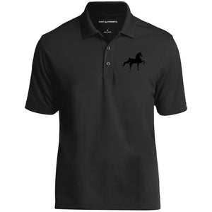 American Saddlebred (black) K110 Dry Zone UV Micro-Mesh Polo - My Pony Store