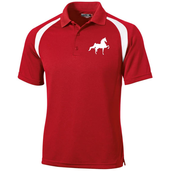 American Saddlebred (white) T476 Moisture-Wicking Tag-Free Golf Shirt - My Pony Store