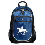FOX TROTTER WITH MALE RIDER WHITE 711140 Rugged Bookbag - My Pony Store
