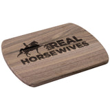 THE REAL SADDLEBRED WIVES Hardwood Oval Cutting Board - My Pony Store